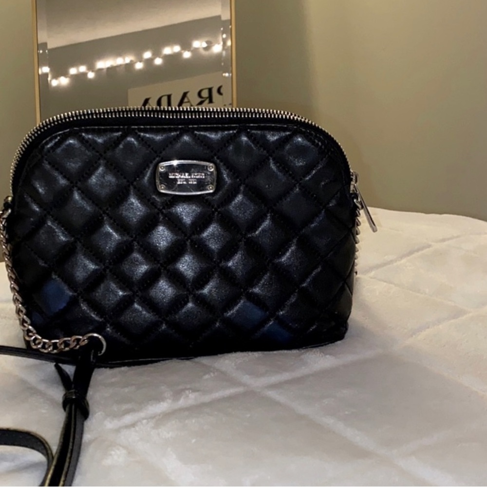 Black Michael Kors Quilted Bag